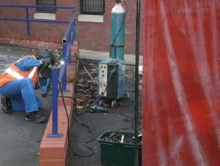 Specialist On-Site Welding for Car Park Pedestrian Barrier Repair